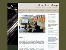 Tablet Screenshot of josephacademy.org